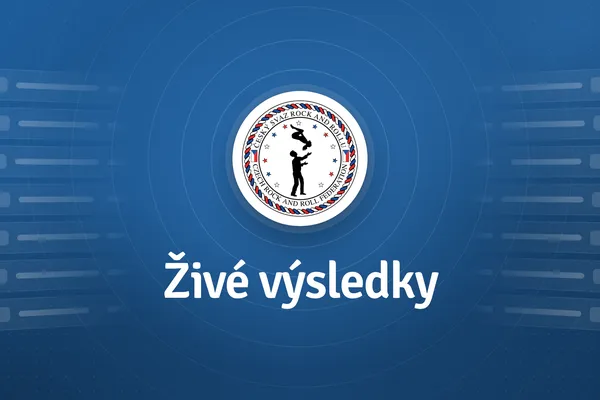 Znak ČSAR a nápis Živé výsledky